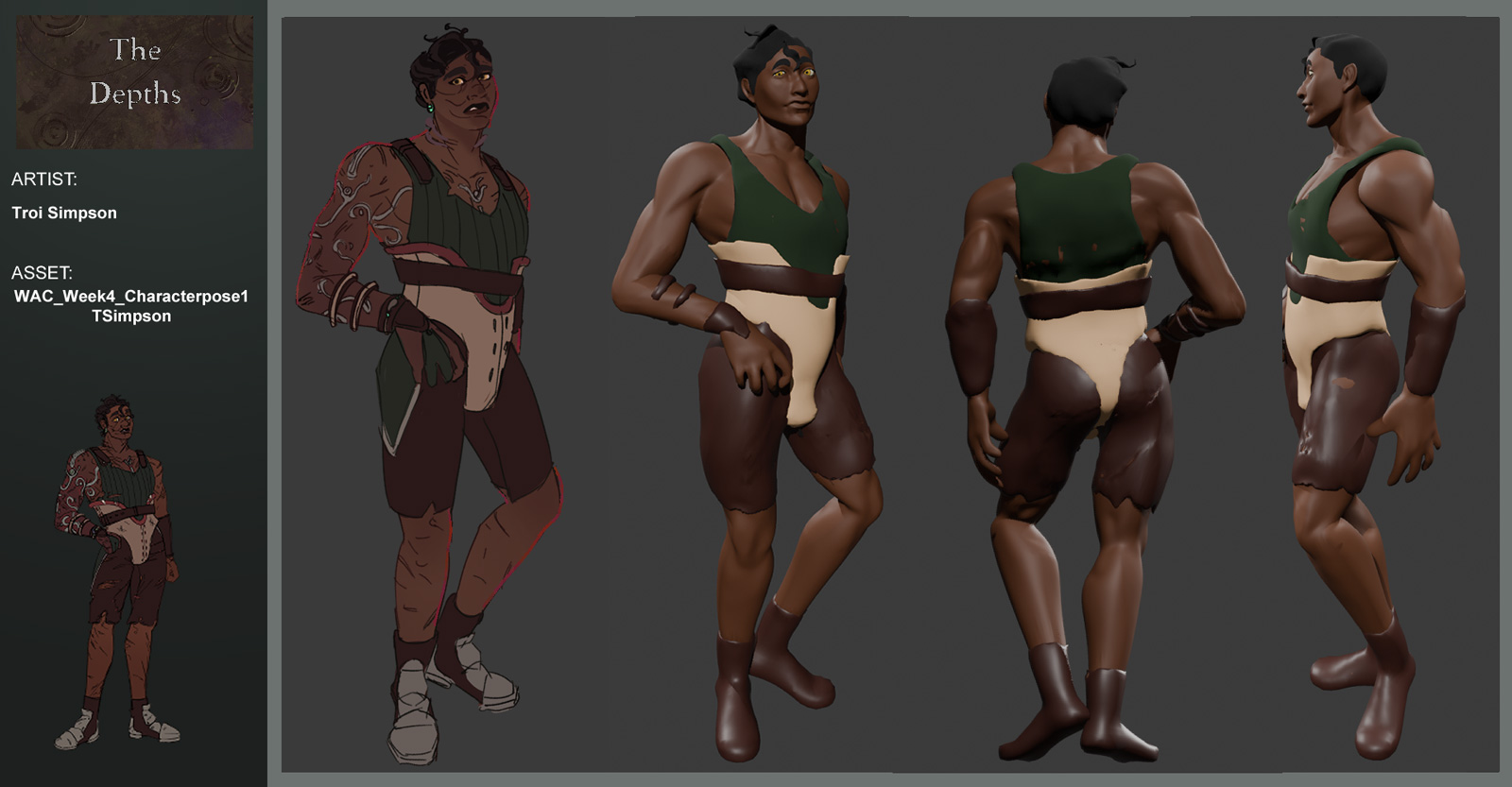 Oeneus Character Art